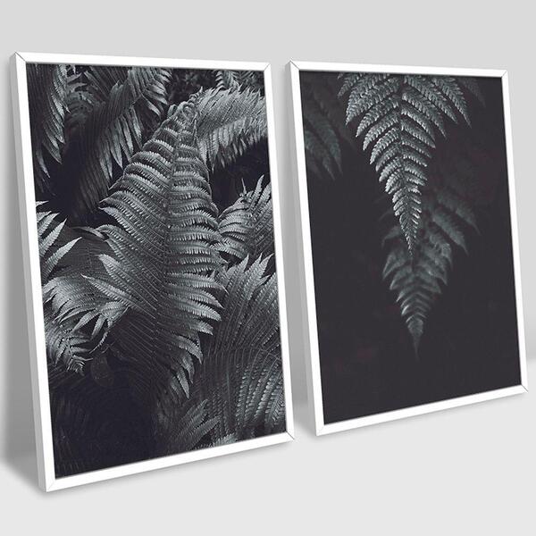 2 Quadros Decorativos Ambiente Natural 60x90x2,8 Luven Bra