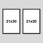 2 Quadros Decorativos Bailarinas 21x30 Pvc Luven Bra