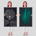 2 Quadros Decorativos Folhas 60x90x2,8 Pvc Luven Pre
