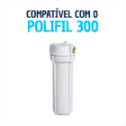 2 Refil Filtro Carvão Ativado Similar 3m Aqualar Ap230 Branco