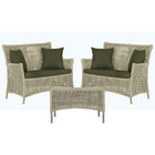 2 Sofás Área E Mesa Igapó Alumínio Pintura Fendi Corda Náutic