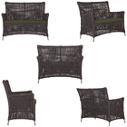 2 Sofás Área E Mesa Igapó Alumínio Pintura Fendi Corda Náutic