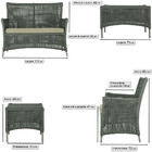 2 Sofás Área E Mesa Igapó Alumínio Pintura Fendi Corda Náutic