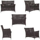 2 Sofás Área E Mesa Igapó Alumínio Pintura Fendi Corda Náutic