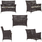 2 Sofás Área E Mesa Igapó Alumínio Pintura Fendi Corda Náutic