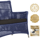 2 Sofás Área E Mesa Igapó Alumínio Pintura Fendi Corda Náutic