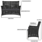 2 Sofás Área Externa Igapó Alumínio Pintura Fendi Corda Náuti