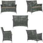 2 Sofás Área Externa Igapó Alumínio Pintura Fendi Corda Náuti