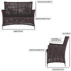 2 Sofás Área Externa Igapó Alumínio Pintura Fendi Corda Náuti