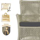 2 Sofás Área Externa Igapó Alumínio Pintura Fendi Corda Náuti