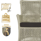 2 Sofás Área Externa Igapó Alumínio Pintura Fendi Corda Náuti