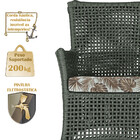 2 Sofás Área Externa Igapó Alumínio Pintura Marrom Corda Náut