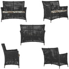 2 Sofás Área Externa Igapó Alumínio Pintura Marrom Corda Náut