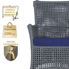 2 Sofás Área Externa Igapó Alumínio Pintura Marrom Corda Náut