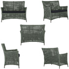 2 Sofás Área Externa Igapó Alumínio Pintura Marrom Corda Náut