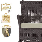 2 Sofás Área Externa Igapó Alumínio Pintura Preta Corda Náuti