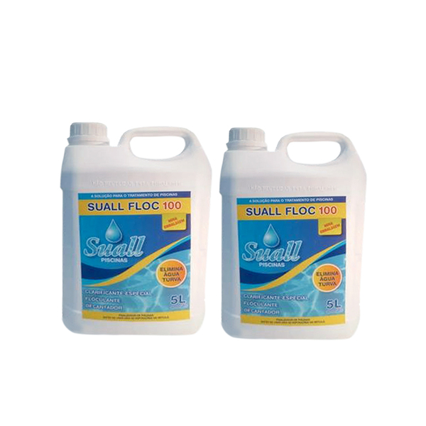 2 Suall Floc 100 Clarificante 5 Litros Suall