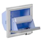 2 Suportes Papel Higiênico Papeleira De Embutir Na Parede