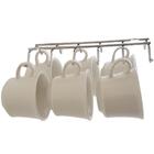 2 Suportes Porta Xícaras Fixar Armário Organizador Cozinha