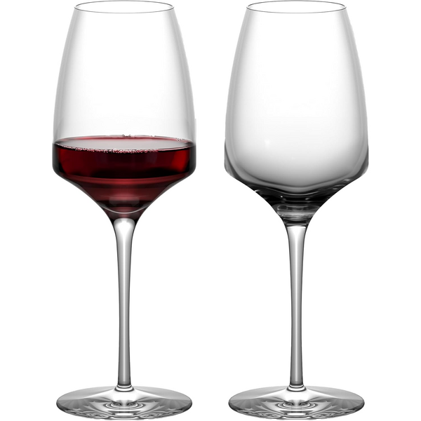 2 Taças De Cristal Para Vinho Água Eleganza Fracalanza 630ml