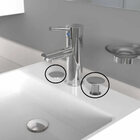 2 Tampa Tampão Tapa Furo Plug 1/2 Lavatório/bide/pia/cuba