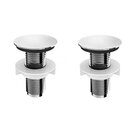 2 Tampa Tampão Tapa Furo Plug 1/2 Lavatório/bide/pia/cuba