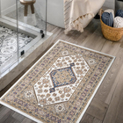 2 Tapete Banheiro Antiderrapante Absorvente 60x90 Tu M03 Bg -