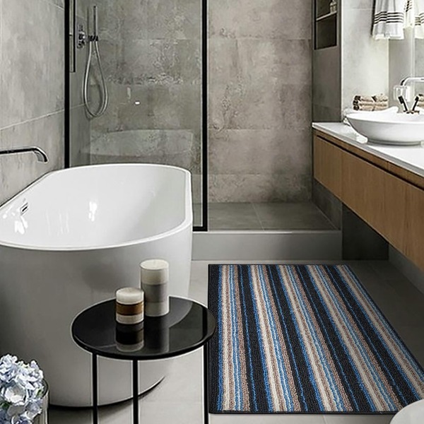 2 Tapete Banheiro Antiderrapante Antimofo Js At56ch 50x80