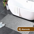 2 Tapete Banheiro Antiderrapante Grande 50x100 Js Tr M51  - 5