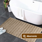 2 Tapete Banheiro Antiderrapante Grande Soft Re03 Js 50x100
