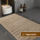 2 Tapete Banheiro Antiderrapante Grande Soft Re03 Js 50x100