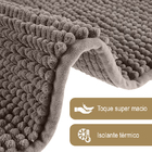 2 Tapete Banheiro Antiderrapante Macio Macarrão Bolinha Dch