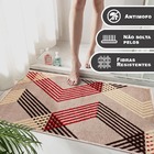 2 Tapete Banheiro Grande Antimofo Soft Macio Js Rm35ta 50x80