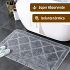 2 Tapete Banheiro Grego Grande Antiderrapante Ce Ch 50x80
