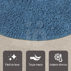 2 Tapete Banheiro Lavabo Algodão Absorvente Macio Mtaz 40x60