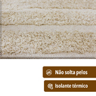 2 Tapete Banheiro Lavabo Algodão Absorvente Macio Mtbg 40x60