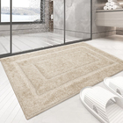 2 Tapete Banheiro Lavabo Algodão Absorvente Macio Mtbg 40x60