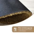 2 Tapete Capacho Fibra Coco Antiderrapante 33x60 Meia Lua E1