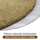 2 Tapete Capacho Fibra Coco Antiderrapante 33x60 Meia Lua L3