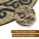 2 Tapete Capacho Fibra Coco Antiderrapante 40x60 Meia Lua P1