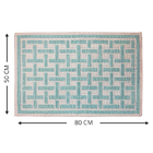 2 Tapete Cozinha Absorvente 100% Algodão Ed Nat 50 X 80 M06 -