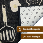 2 Tapete Cozinha Absorvente Limpa Facil 48 X 60 Oa Ptk Vr - M