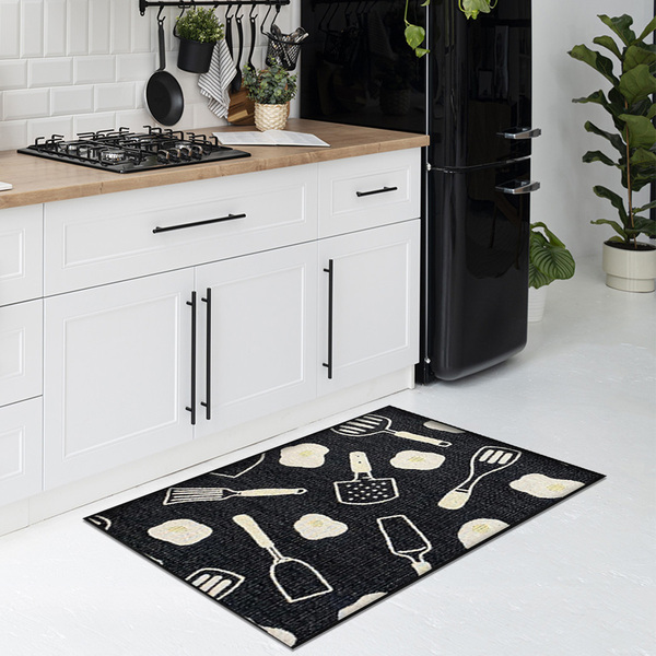 2 Tapete Cozinha Absorvente Limpa Facil 48 X 60 Oa Ptk Vr - M