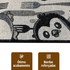 2 Tapete Cozinha Absorvente Limpa Facil 48 X 60 Oa Ptk Vr - M