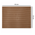 2 Tapete Escorredor De Louça Pia Pvc Antimofo 43x33cm M3