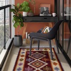 2 Tapete Kilim Algodão Luxo Grande Dupla Face Kvm2 60x90