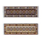 2 Tapete Kilim Passadeira Algodão Lux Dupla Face Kbg2 60x180