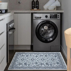 2 Tapete Lavanderia Antiderrapante 50x80 Js Fu Med M55 - Cinz