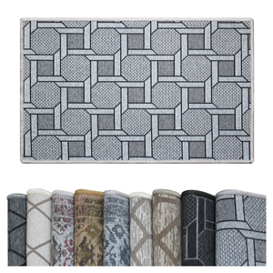 Foto de 2 Tapete Lavanderia Antiderrapante Absorvente Js Fu 50x80 Vr