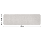 2 Tapete Passadeira Antiderrapante Absorvente Ln 45x160 Vr -